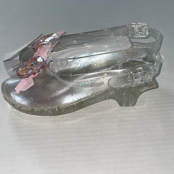 GIRLS DISNEY ALL PRINCESS SPARKLE SHOES COSTUME PLAY DRESS UP NEW - Picture 3 of 4